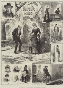 Bocetos de El Rey de Plata, en el Teatro de la Princesa